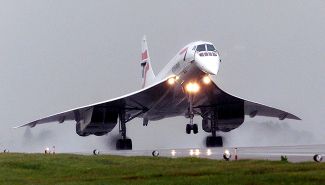 Приземление Concorde