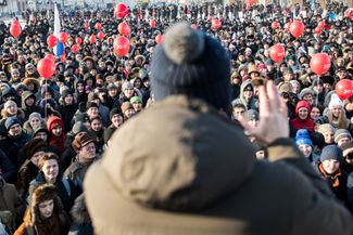 Митинг Навального в Новокузнецке. 9 декабря 2017 года