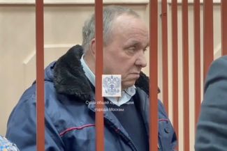 Александр Чиков на суде по избранию меры пресечения, 10 января 2024 года