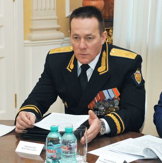 Начальник управления ФСБ по Тюменской области Вадим Пятилетов, 20 февраля 2016 года