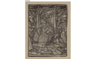 Ганс Гольбейн Младший. «Император», оттиск гравюры, 1524/1525