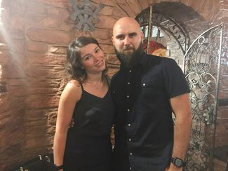 Pavel Rubtsov and Zhanna Nemtsova. Kyiv, 2017. 