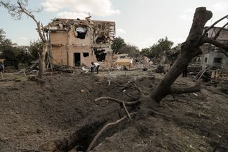 Жилой дом в Руликове, разрушенный во время российского обстрела