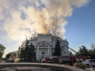 Local authorities reported that the panorama of the “Defense of Sevastopol” was “virtually destroyed” as a result of a drone air strike of the Ukrainian Armed Forces. They accuse Ukraine of launching a targeted attack on the museum