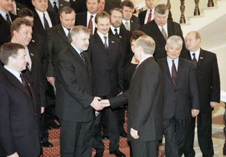 Встреча Владимира Путина с руководством Совета Федерации в Кремле, 21 февраля 2002 года