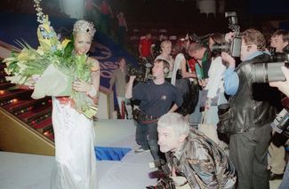 Анна Татаринцева, победительница «Красы России-2002», 26 июля 2002 года