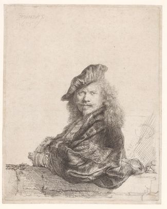 Автопортрет Рембрандта, 1639 год