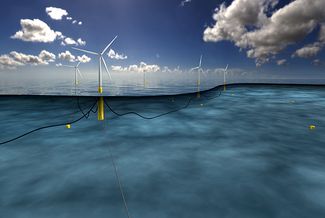 Проект ветряной электростанции у берегов Шотландии
