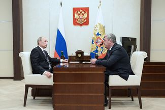 Встреча Владимира Путина и и. о. главы Коми Сергея Гапликова
