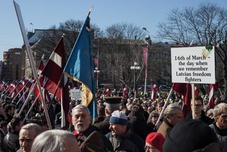 «Марш легионеров» в Риге, 16 марта 2015 года