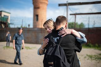 Олег Навальный с женой Викторией