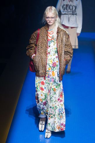 Показ коллекции Gucci весна-лето 2018 на Миланской неделе моды, 20 сентября 2017 года