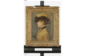 Жан-Луи Форен. «Портрет женщины в шляпе», масло, 1886 г.