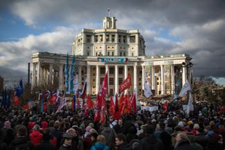 Митинг против реформы здравоохранения, Москва, Суворовская площадь