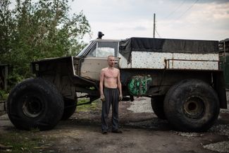 For off-road trips to the tundra for hunting and fishing, locals build homemade all-terrain vehicles, “karakaty.”