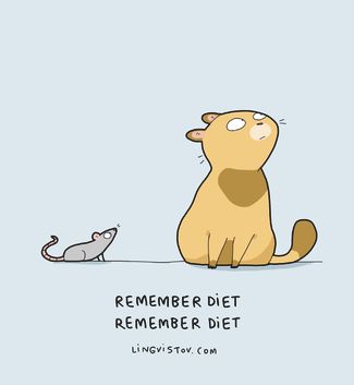 «Помни о диете, помни о диете»