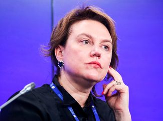 Наталья Билан на Петербургском международном экономическом форуме, 3 июня 2017 года