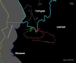 Турецкая карта, на которую «Медуза» нанесла топонимы