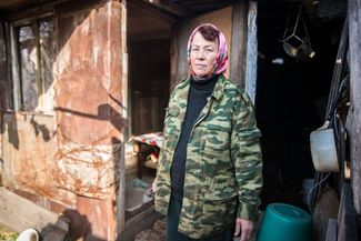 Lyubov Suslova, one of the roughly 100 people living on the Russian side of Bolshoy Ussuriysky Island