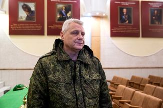 Глава правительства самопровозглашенной ЛНР Сергей Козлов. 19 февраля 2022 года
