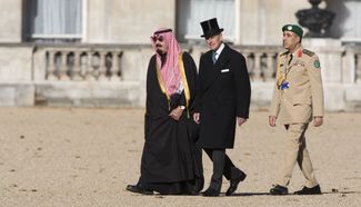 Король Абдалла во время визита в Лондон, 30 октября 2007 года.