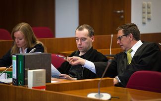 Сергей Максимов в зале суда, 24 июня 2015 года