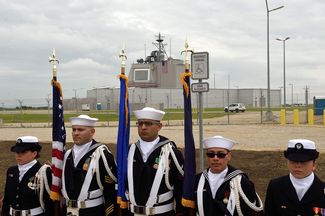 The opening of the U.S. Aegis Ashore missile defense base in Deveselu, Romania, 2016