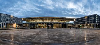 Пассажирский терминал аэропорта Берлин-Бранденбург. 2020 год