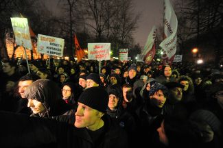 Митинг против нечестных выборов на Чистых прудах в Москве, 5 декабря 2011 года