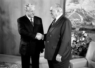 С Борисом Ельциным. Ноябрь 1991 года