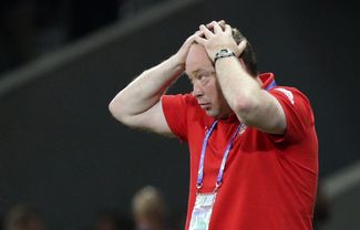 Леонид Слуцкий во время Евро-2016