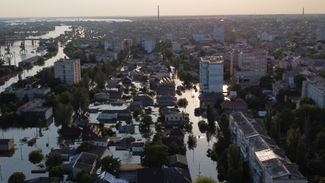 Затопленные районы Херсона