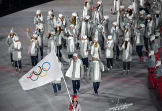 «Олимпийские атлеты из России» под нейтральным флагом