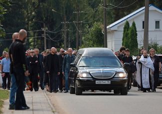 Valery Chekalov’s funeral
