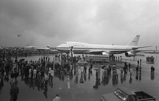 Презентация Boeing 747 на авиасалоне в Ле-Бурже. Июнь 1969 года