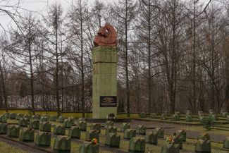 A Soviet cemetery in Sokolka