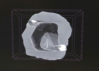 Рентгеновский снимок алмаза