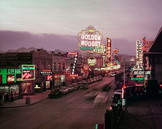 Вывески казино и отелей в Лас-Вегасе, 1940 годы 