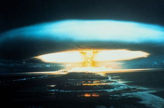 Испытания водородной бомбы на Маршалловых островах. 1 марта 1954 года