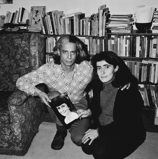 Виктор Файнберг с женой Мариной в Великобритании, ноябрь 1975 года
