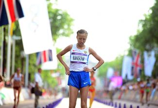 Ольга Каниськина, завоевавшая серебряную медаль на Олимпиаде в Лондоне, 11 августа 2012 года
