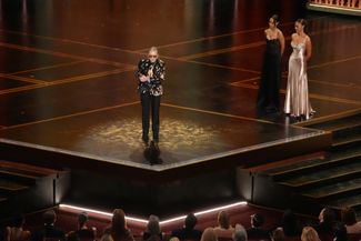 Amy Madigan during the awards ceremony