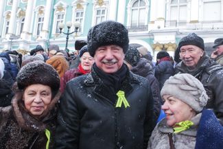 Александр Беглов на праздновании 75-летия снятия блокады Ленинграда. 27 января 2019 года