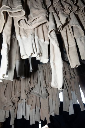 Washed prison clothing