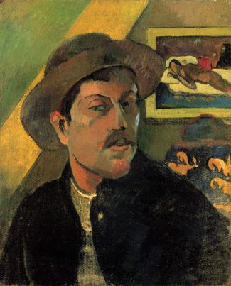 Поль Гоген — «Автопортрет в шляпе», 1893