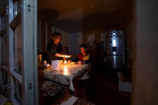 Ужин во время блокады. Степанакерт, 18 января 2023 года