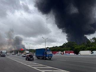 MKAD in southeast Moscow June 18, 2026