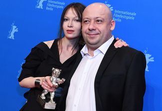 Елена Окопная и Алексей Герман-младший на «Берлинале-2018»