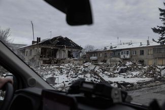 Разрушения в Ольховатке Купянского района Харьковской области