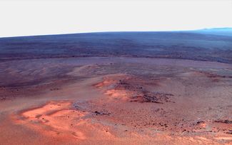 Фото кратера Индевор, сделанное в 2012 году